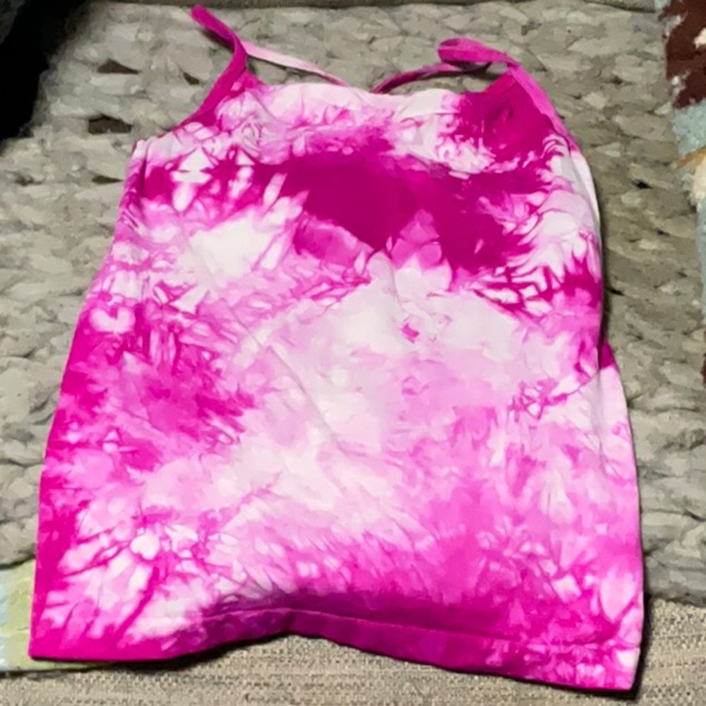 Athleta Tank, Shelf Bra, L, EUC
